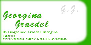 georgina graedel business card